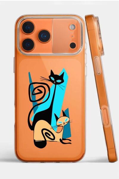 3GEN CASE İphone 17 Pro Uyumlu Desenli Şeffaf Silikon Kılıf
