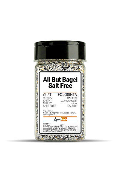 Spicehub All But Bagel Salt Free, condimente premium pentru bagel, oua si avo...