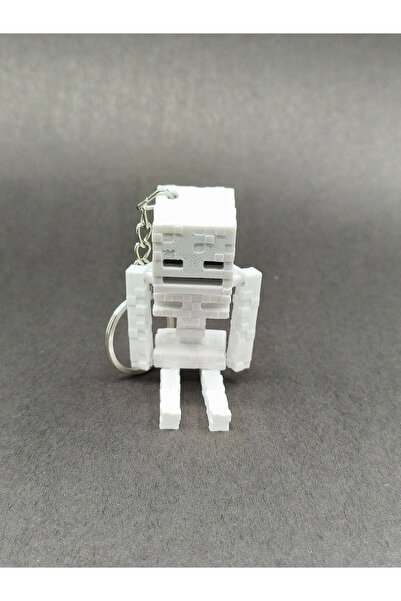 UstaPrint3D Eklemli Skeleton Anahtarlık Hareketli 3D Baskı İskelet Figür Anah...