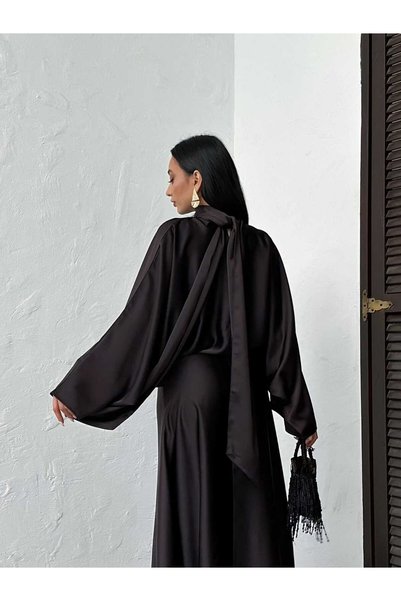 ZTO WOMEN'S SATIN LONG DRESS