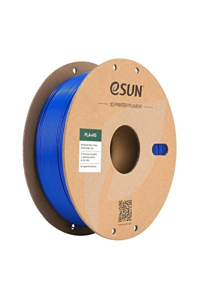 eSun Pla+Hs Mavi Filament 1.75mm 1Kg - Yüksek Hız Uyumlu Pla+