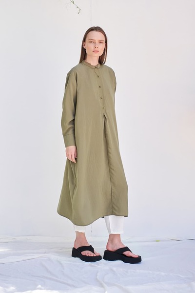 mavi limon Premium Uzun Gömlek