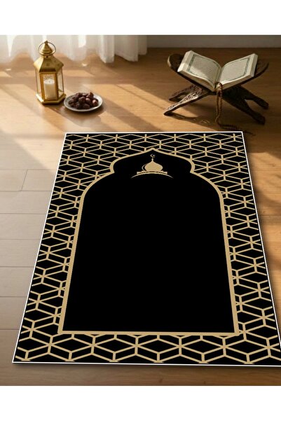 Harika bir ev Seccade Soft Surface Anti-Slip Base Modern Stylish Glass Patter...