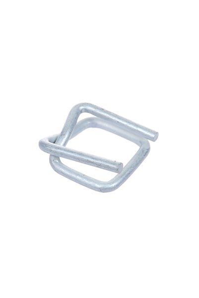 Dalpak Ambalaj 19 mm Beyaz Lifli Kompozit ve Polyester ( PET ) Çember Tokası ( 250 Adet )