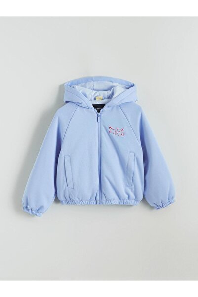 LC Waikiki LCW Kids Stitch Baskılı Kız Çocuk Şişme Mont