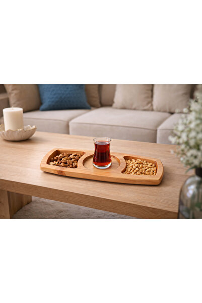 DİNGODAWOODENWORK Orta bölüm çay bardağı için özel yuvarlak alan