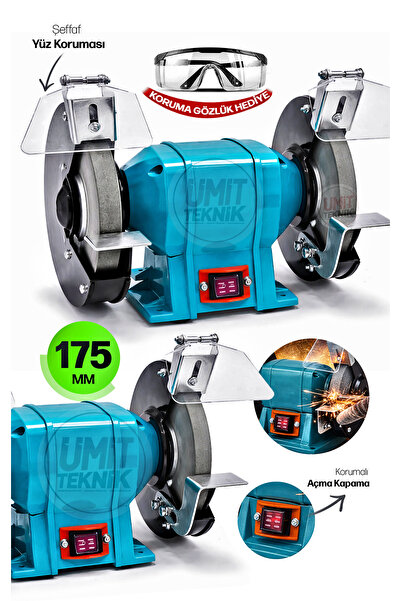 PROXTECH Endüstriyel Taş Motoru | Güçlü, Dengeli, Çift Taşlı Bileme Makinesi ...