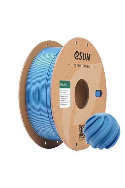 eSun Pla+Hs Haze Blue (Sisli Mavi) Filament 1.75mm 1Kg - Yüksek Hız Uyumlu Pla+