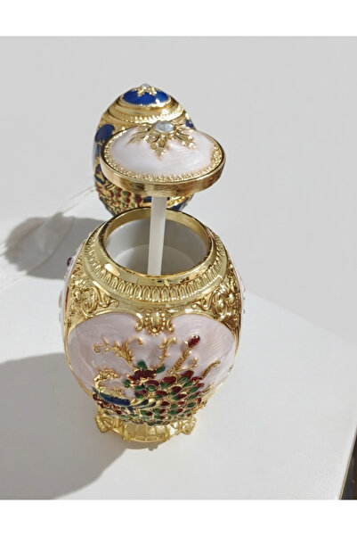 Meya design Tavuskuşu Dekoratif Kürdanlık – Lüks Ev Dekoru (18 × 6 cm)