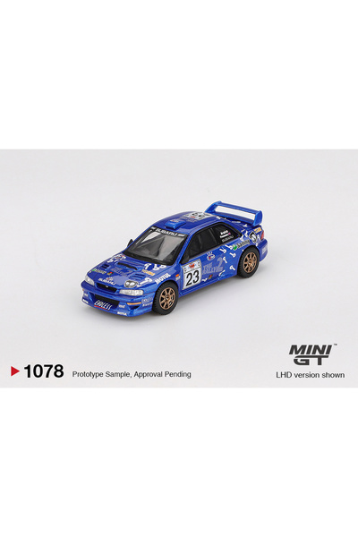mini gt Subaru Impreza WRC99 #23 2000 Acropolis Rally MiniGT Model Kit