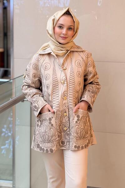 Ghisa Dalga Nakışlı Kap