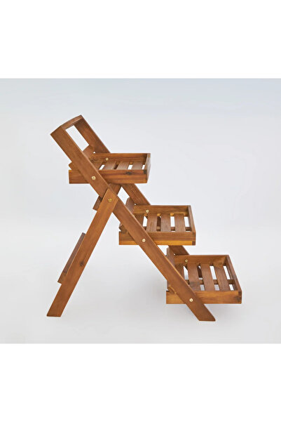 Ev dekka Dekoratif Ahşap 3 Katlı Baharatlık ve Havlu Askılığı - Mutfak Tezgah...