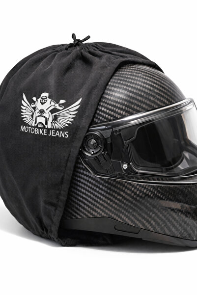 Motobike Jeans Kask Taşıma ve Koruma Çantası – Siyah