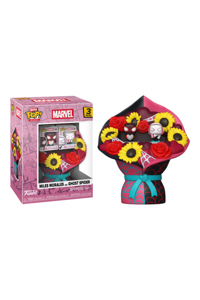 Funko Spider-Man - Miles Morales & Ghost Spider Valentine Bitty Pop! Bouquet