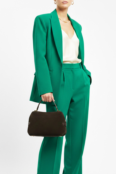 Nemesis Shoes Fraser Women's Hand and Shoulder Bag with Zipper, Brown