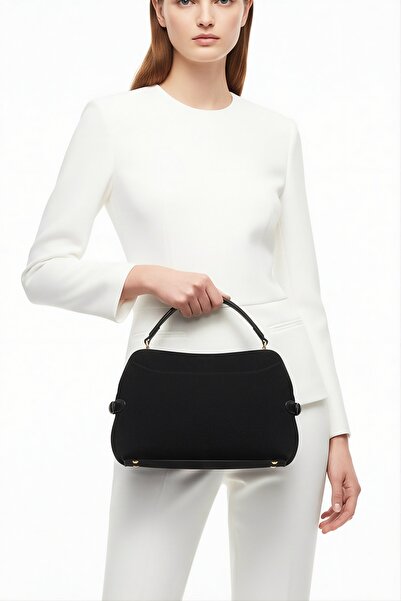 Nemesis Shoes Fraser Women's Hand and Shoulder Bag with Zipper Black