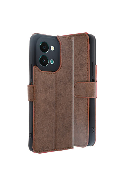 cepmoda Vi̇vo "Y28" Cover Case D Leather with Sewn Edges, Internal K Card Hol...