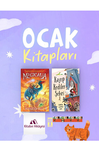 Genç Timaş 6-7-8. SINIF-Kayıp Kediler Şehri, Magicalia Keşif Turu(2KİTAP)