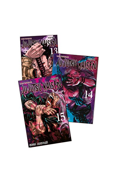 Gerekli Şeyler Yayıncılık Jujutsu Kaisen 13-14-15. Ciltler 3 lü Manga Seti