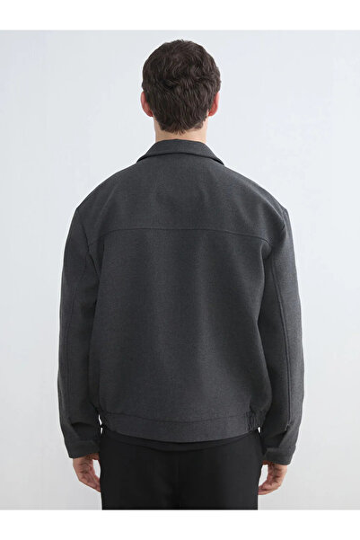 LC Waikiki Anthracite Standard Fit Men's Coat