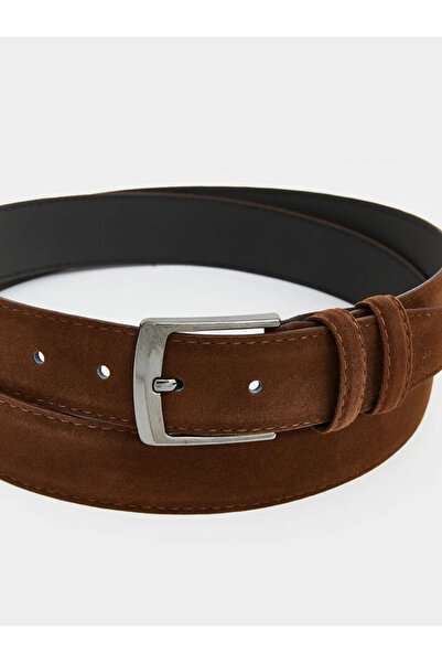LC Waikiki Brown Suede Look Men's Belt