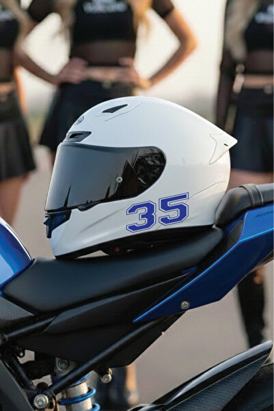 Yalıgraf Reklam Tabela Helmet Number Sticker - City License Plate Codes - Rac...