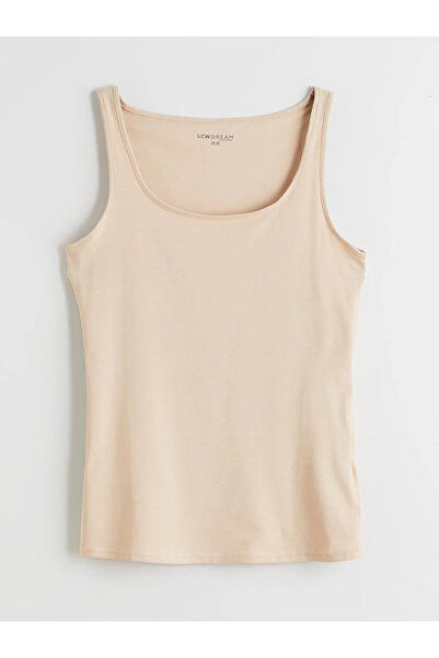 LC Waikiki Pink U Neck Women's Tank Top