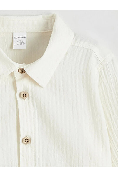 LC Waikiki Екру текстурирана риза за момчета