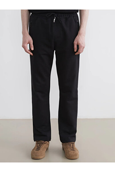 LC Waikiki Black Standard Size Men's Sweatpants