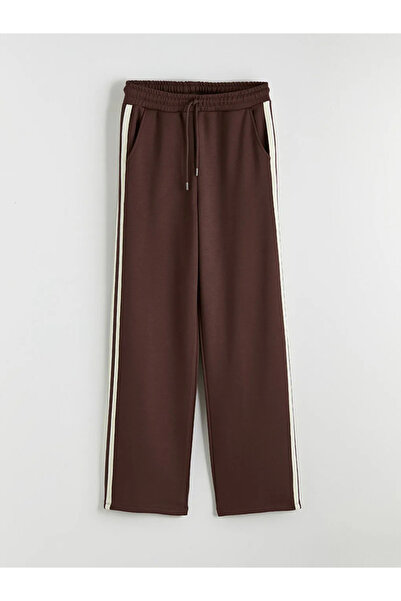 LC Waikiki Brown Elastic Waist Soft Touch Women's Sweatpants