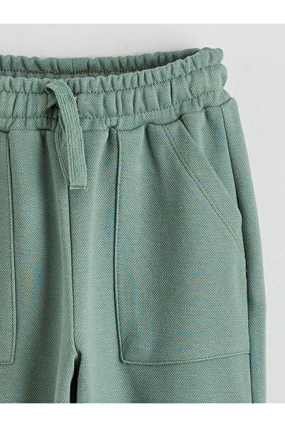 LC Waikiki Μπεζ ελαστικό στη μέση Ανδρικό παντελόνι Jogger για αγόρια 2 τεμαχίων