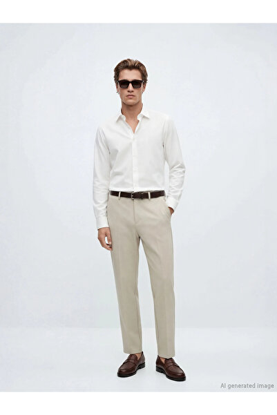 LC Waikiki Gray Standard Size Men's Trousers