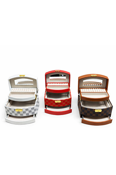 Kanonik Education صندوق مكياج ومجوهرات مقاس 22×18 سم