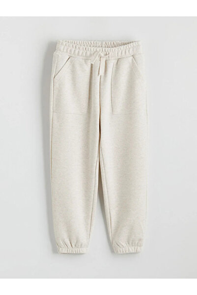 LC Waikiki Λευκό Basic Jogger Φούτερ για αγόρια