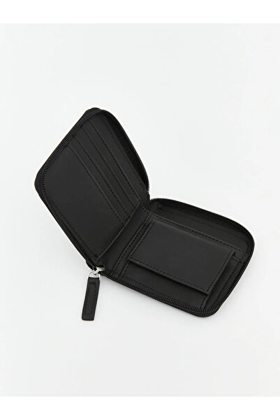 LC Waikiki Black Leather Look Men's Wallet