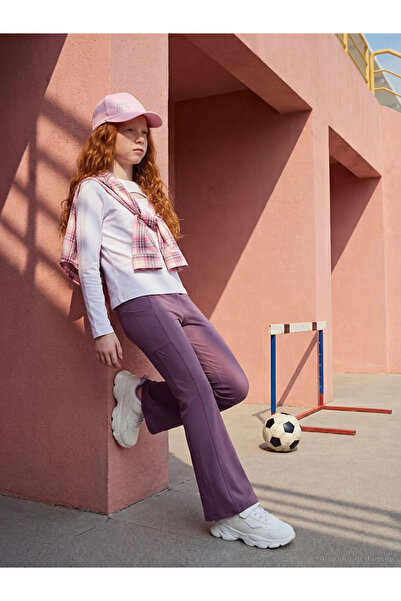 LC Waikiki Сливови испански клинчета за момичета