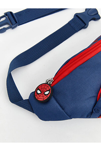 LC Waikiki Geantă de piept pentru băieți, albastru marin, cu imprimeu Spider-Man