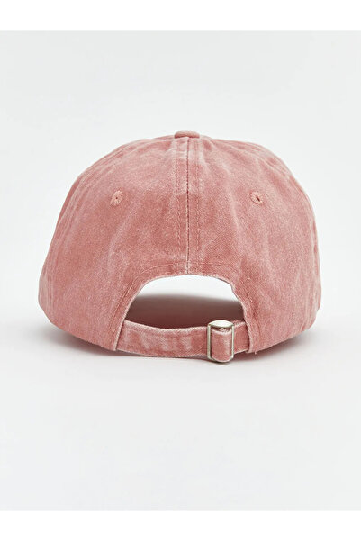 LC Waikiki Γυναικείο καπέλο με ροζ κεντημένο κείμενο