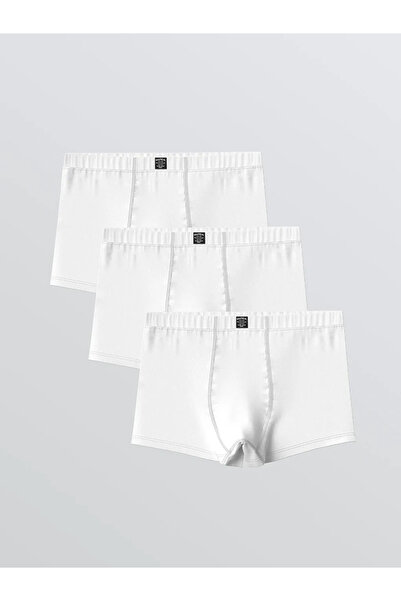 LC Waikiki Boxeri albi pentru băieți, pachet de 3