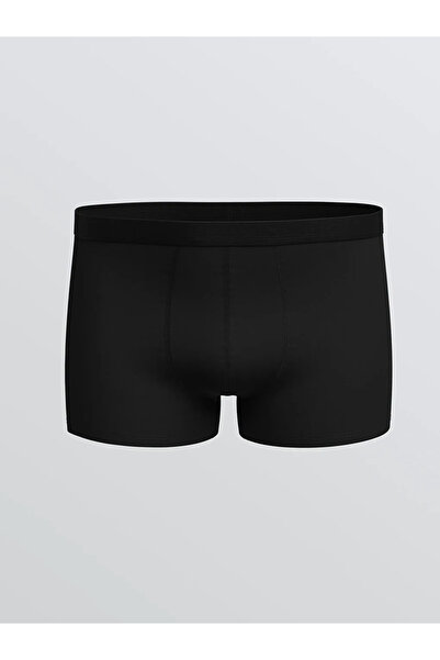 LC Waikiki Μαύρο Standard Fit Βαμβακερό Ευέλικτο Ανδρικό Μπόξερ 5 τεμαχίων