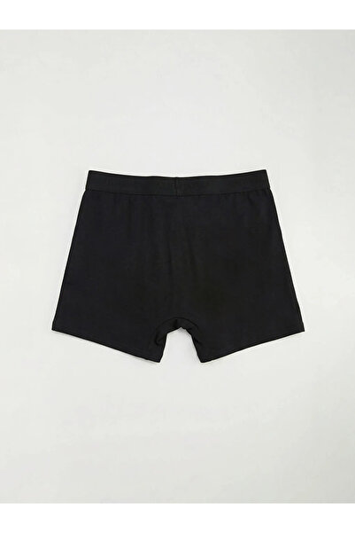 LC Waikiki Μαύρο Standard Mold Cotton Flexible Ανδρικό Boxer Σετ 3 τεμαχίων