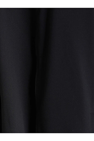 LC Waikiki Black Mock Neck Men's Zippered Sweatshirt