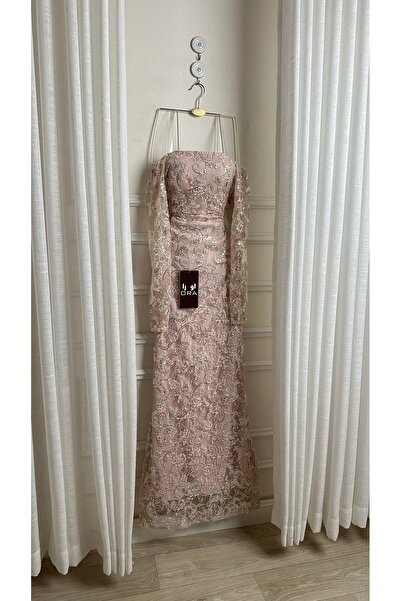 Ora Flesh evening dress