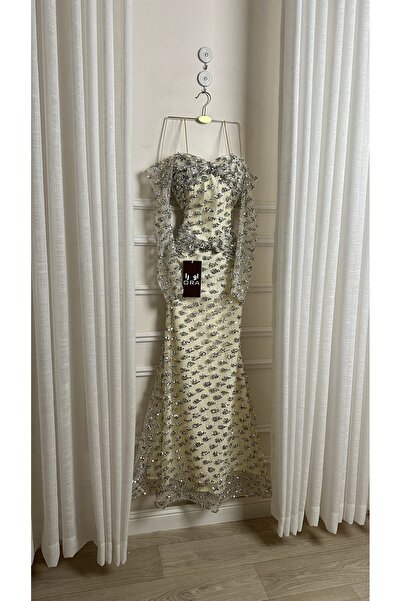 Ora Beige evening dress