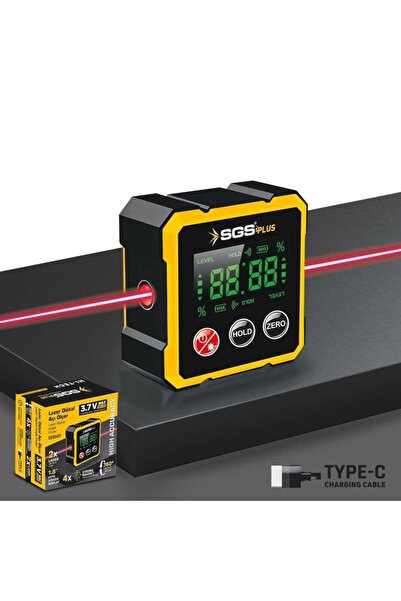 SGS 5431 Lazer Dijital Açı Ölçer Mıknatıslı