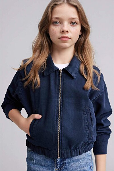 DeFacto قميص تينسل عادي بأكمام طويلة للفتيات G7205A826SP