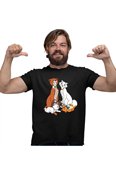 OEM Men's T-Shirt The Aristocrat Cats Family Cartoons