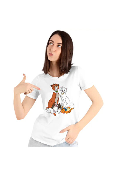 OEM Women's T-Shirt The Aristocrat Cats Family Cartoons