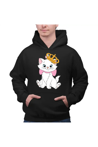 OEM Men's Hoodie Cats Aristocrat Marie Princess Queen Crown