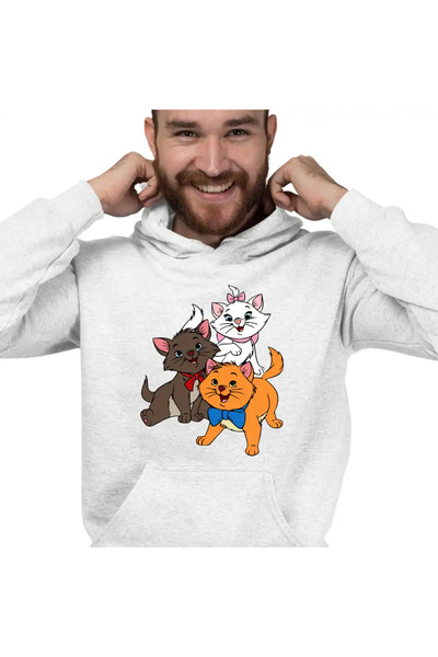 OEM Men's Sweatshirt The Aristocrat Cats Toulouse Motanel